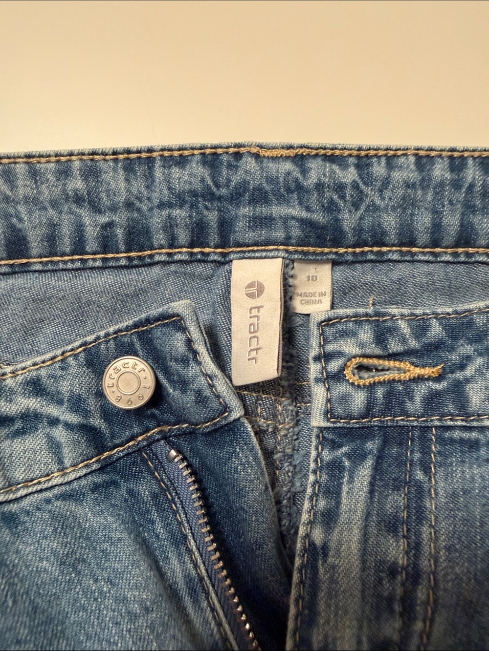 Tractr Women's Blue High-Rise Denim Jeans